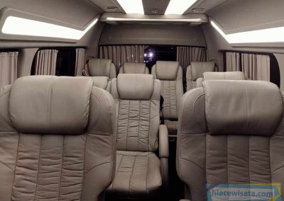 interior of toyota hiace Luxury
