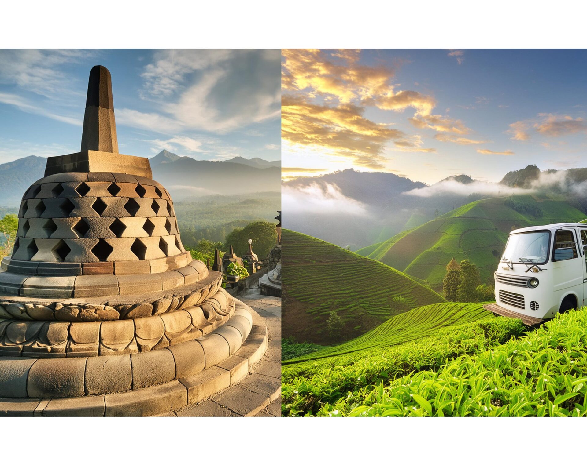 borobudur tour ends dieng or wonosobo drop-off