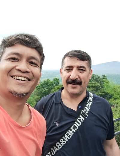 driver yogyakarta with turkiye visitor