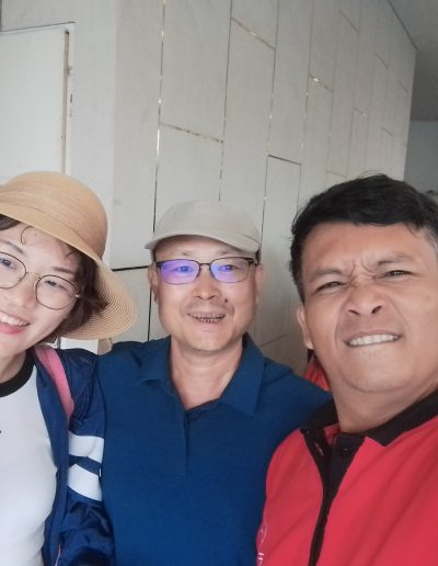 driver yogyakarta with chinese visitor