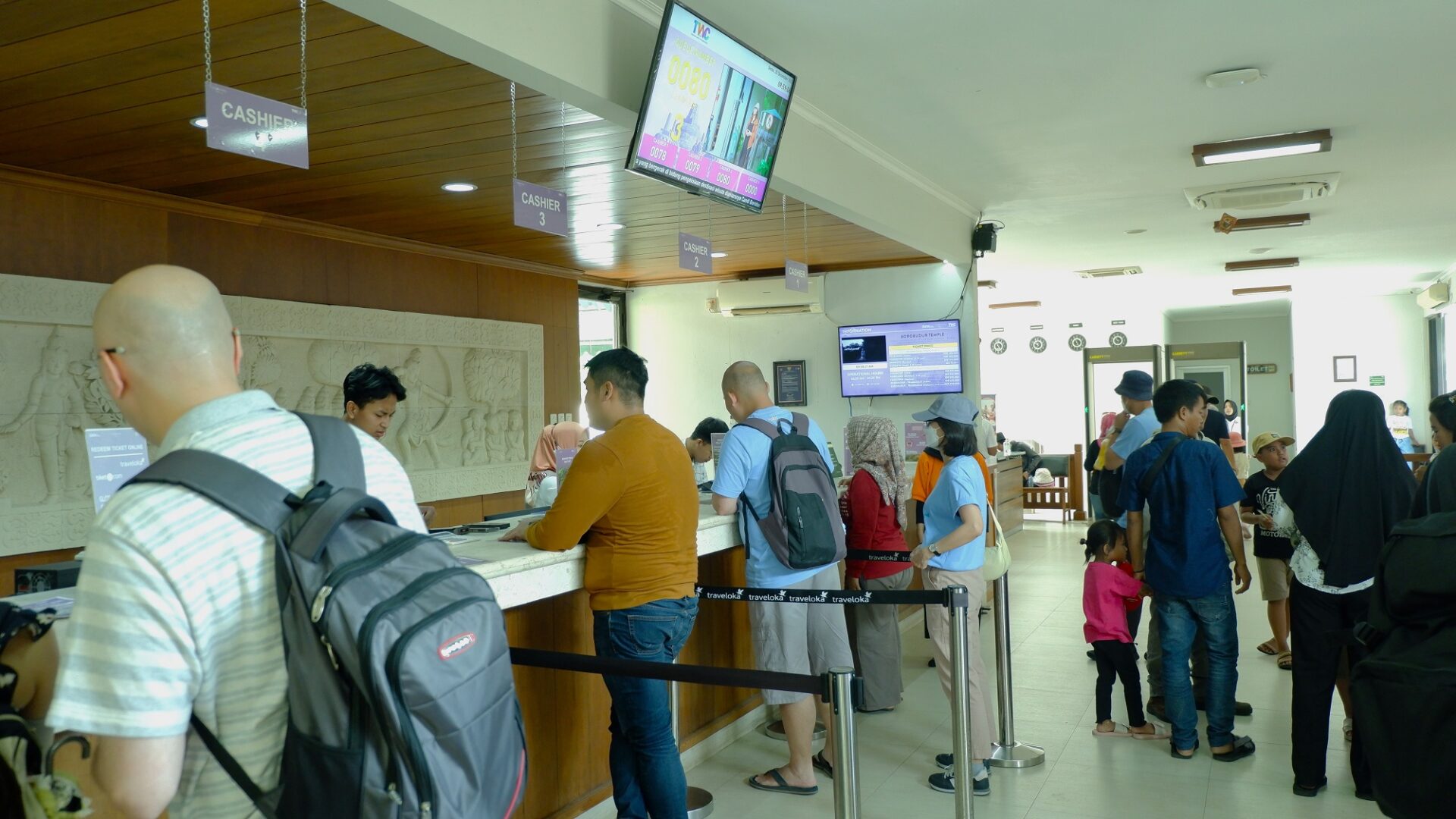 Ticket counter  of borobudur temple 